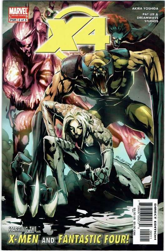 X4 X-Men/Fantastic Four #2 (2005 v1) Pat Lee NM