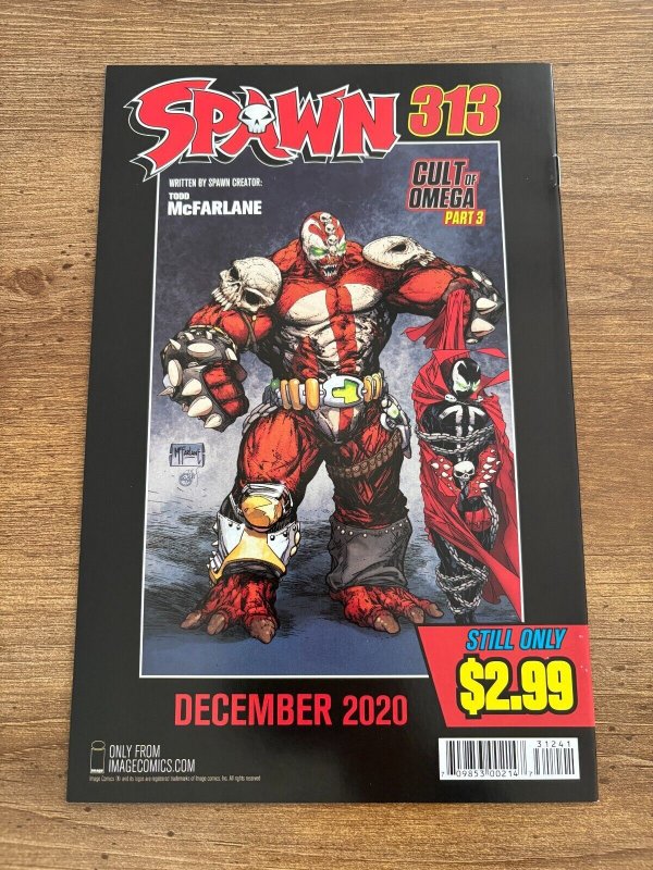 Spawn # 312 NM 1st Print Variant Cover Image Comic Book Todd McFarlane 6 J288