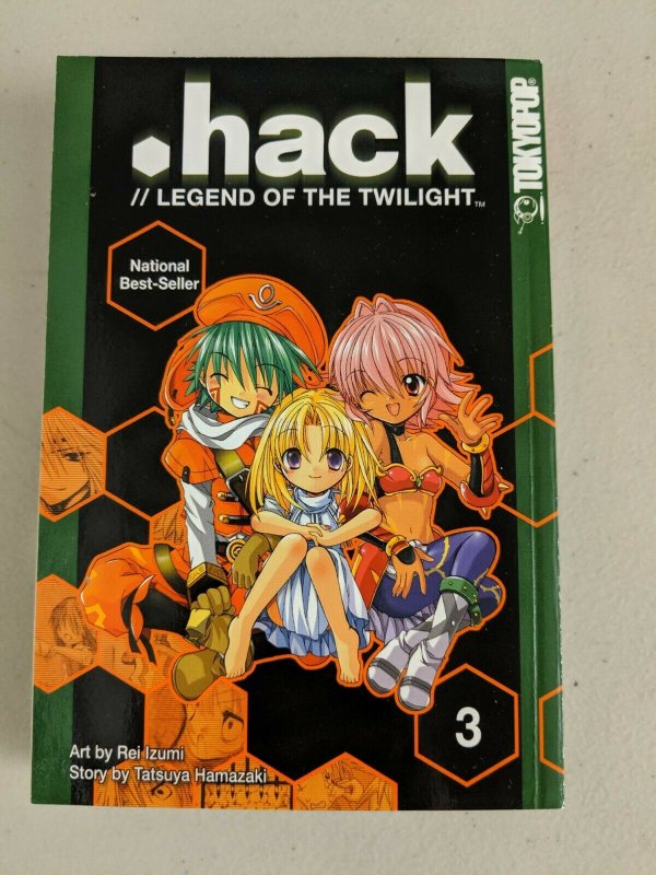 .hack//Legend of the Twilight Vol 1-3 (TokyoPop, 2003) Tatsuya Hamazaki 123 