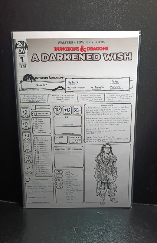 Dungeons & Dragons: A Darkened Wish #1 Cover B (2019)