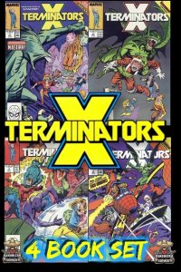 X-TERMINATORS #01-04 (1988) JON BOGDANOVE | COMPLETE 4 BOOK RUN | COPPER AGE