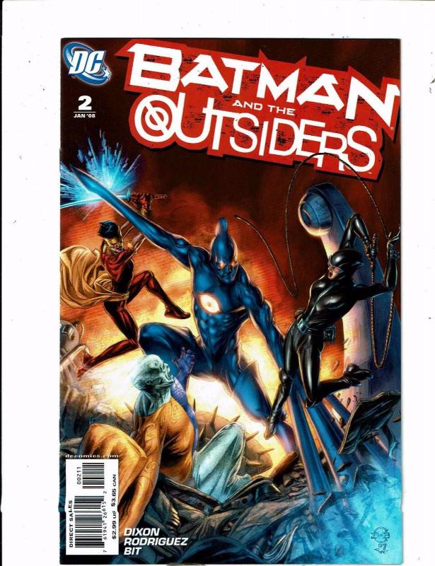 Lot of 5 Batman and the Outsiders DC Comic Books #1 2 3 4 7 KS5