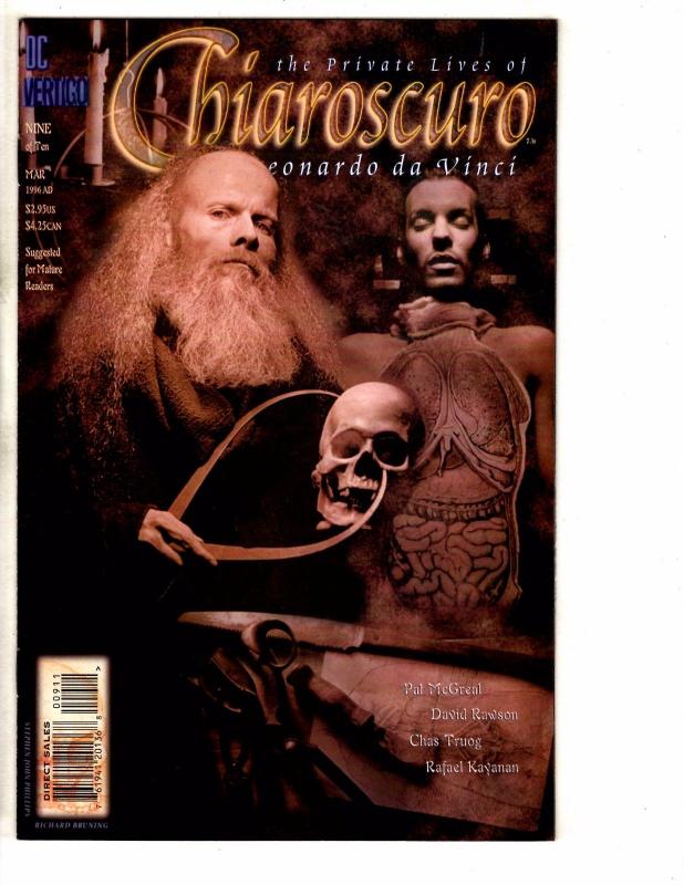 Lot Of 10 Chiaroscuro DC Vertigo Comic Books # 1 2 3 4 5 6 7 8 9 10 Da Vinci PP3