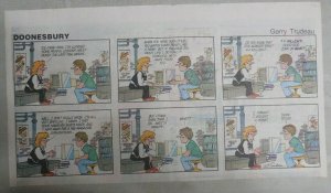 (52) Doonesbury Sundays by GB Trudeau from 1-12,1986 Size: 7.5 x 13 inches