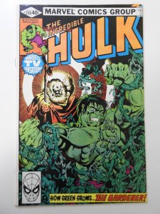 The Incredible Hulk #248 (1980) FN- condition moisture damage