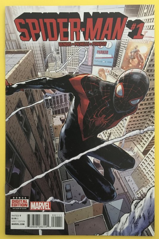 SPIDER-MAN 1 MILES MORALES MARVEL 2016