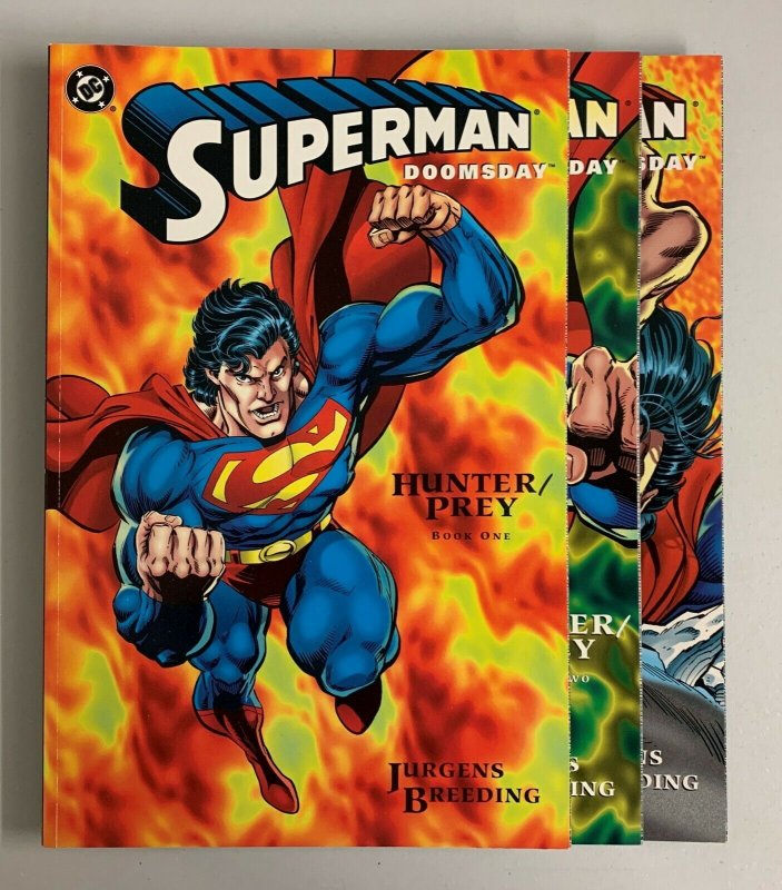 Superman Doomsday Hunter/Prey #1-3 Set (DC 1994) 1 2 3 Dan Jurgens (8.5+) 