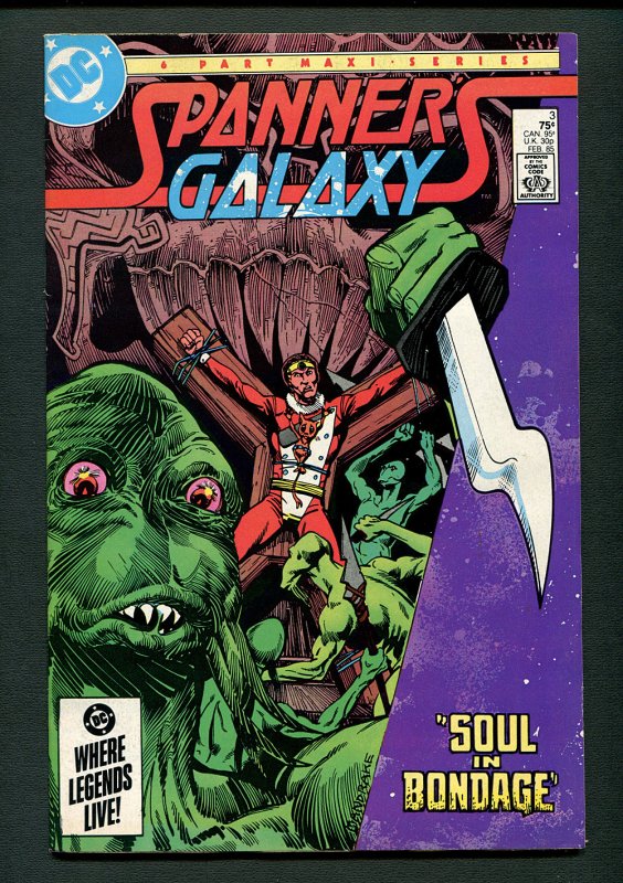 Spanner's Galaxy #3 #5 #6 (SET) /  8.0 VFN / Tom Mandrake Covers / 1985