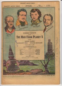 Fawcett Movie Comic #15 The Man from Planet X 1952 COVERLESS .5 POOR