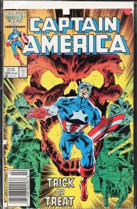 Captain America #326 Newsstand Edition (1987) Captain America