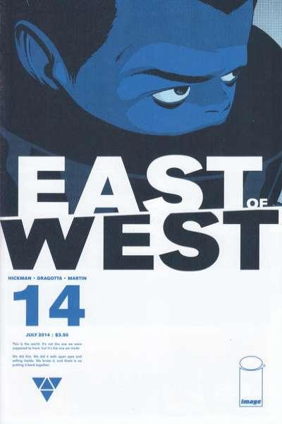 East of West #14, NM + (Stock photo)