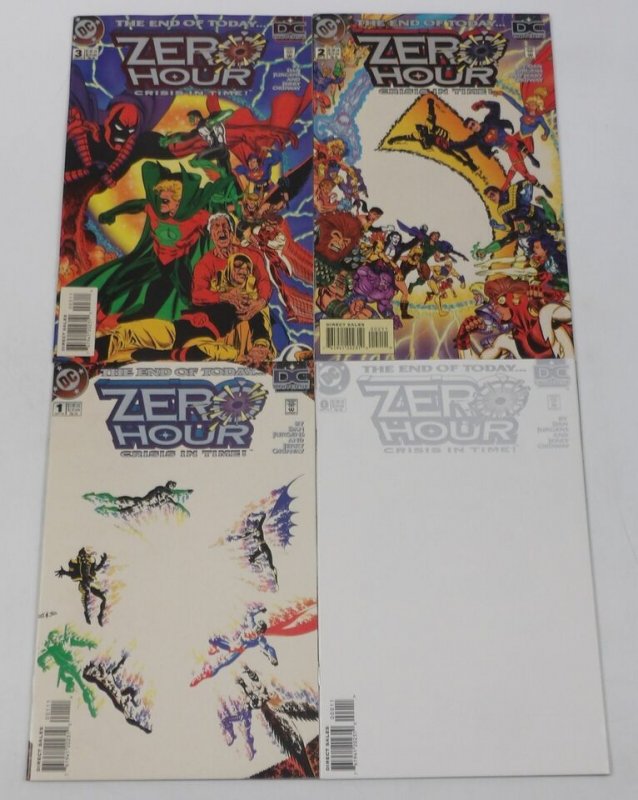 Zero Hour #0 & 1-4 VF/NM complete set + preview + sampler + ashcan ; DC (AC15)