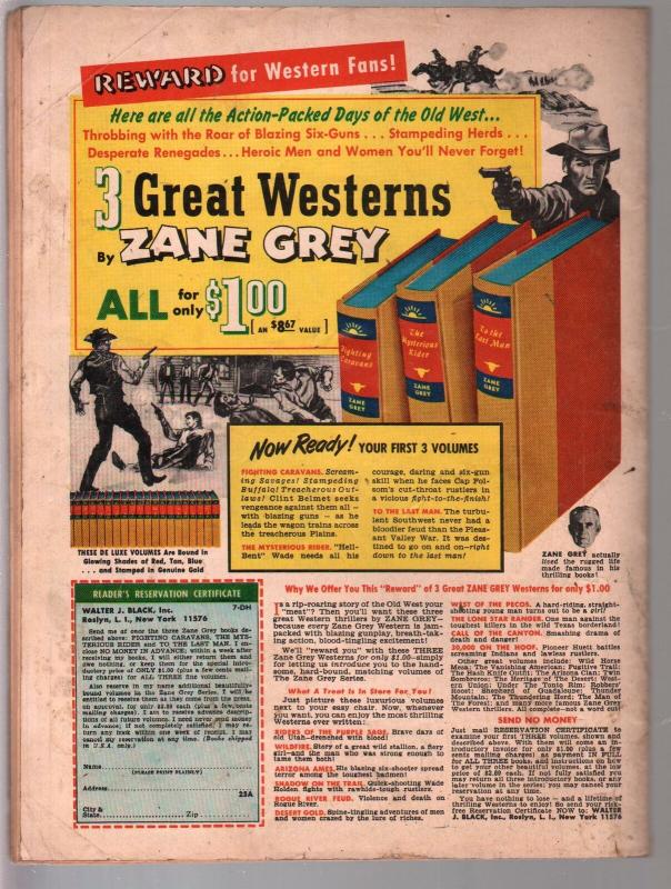 West 11/1967-Little Big Horn-Gen Reno-Buffalo Bill-pulp thrills-VG