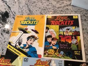 Lot Of 5 Love & Rockets Comic Book Magazines # 1 2 3 4 5 1st Prints Fantagr TD15