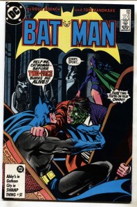 BATMAN #398--CATWOMAN--TWO-FACE COVER--comic book--DC--VF/NM