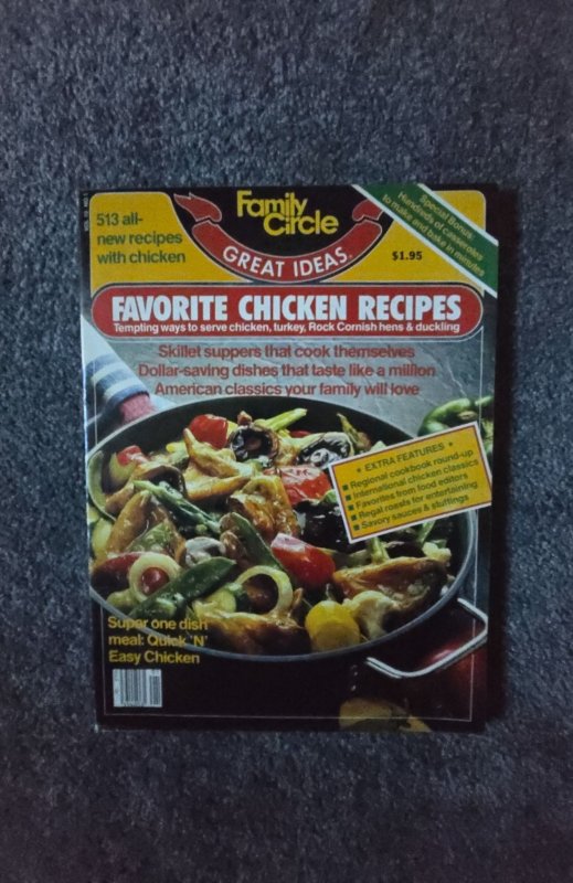 Family Cirlce Great Ideas Favorite Chicken Recipes Magazine Vol 10 # 1