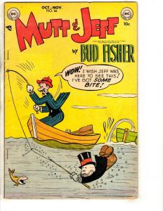 Mutt & Jeff # 66 FN DC Golden Age Comic Book Bud Fisher Fishing Cover JL17
