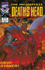 Incomplete Death's Head, The #4 VF/NM; Marvel UK | save on shipping - details in 
