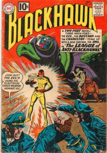 Blackhawk #165 - The Eel, Buzzard, Chameleon & Owl Team Up - (Grade 3.0) 1961