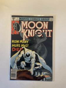 Moon Knight 2 Near Mint- Nm- 9.2 Newsstand Marvel