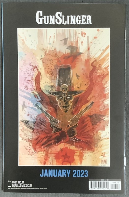 Gunslinger Spawn #15 Cover B Lee Sketch (2022, Image) NM/MT