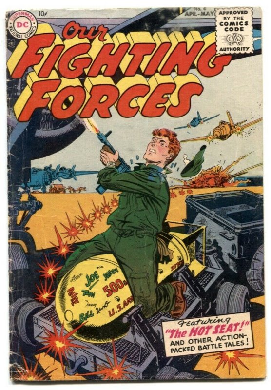 Our Fighting Forces #4-1955-DC Silver Age War comic VG