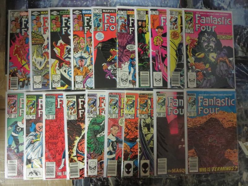 Fantastic Four Collector's Library Lot HUGE Over 100 Comics!! #185-330 (1977-89)