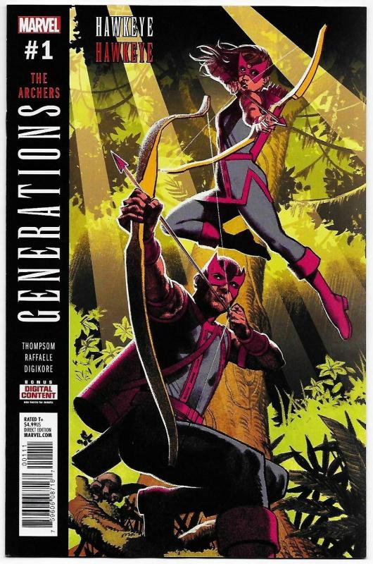 Generations Hawkeye #1 (Marvel, 2017) NM