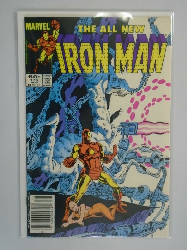 Iron Man #176 Newsstand edition 7.0 FN VF (1983 1st Series)