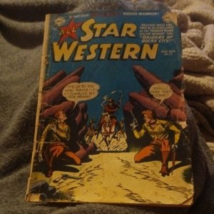 All Star Comics #60 DC western 1951 golden age Strong Bow Trigger Twins precode