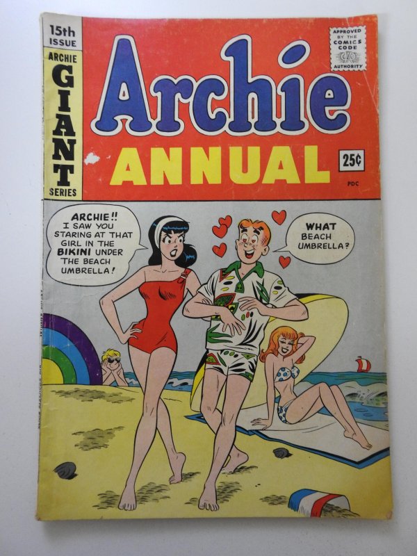 Archie Annual #15  (1963) Really Nice VG+ Condition!