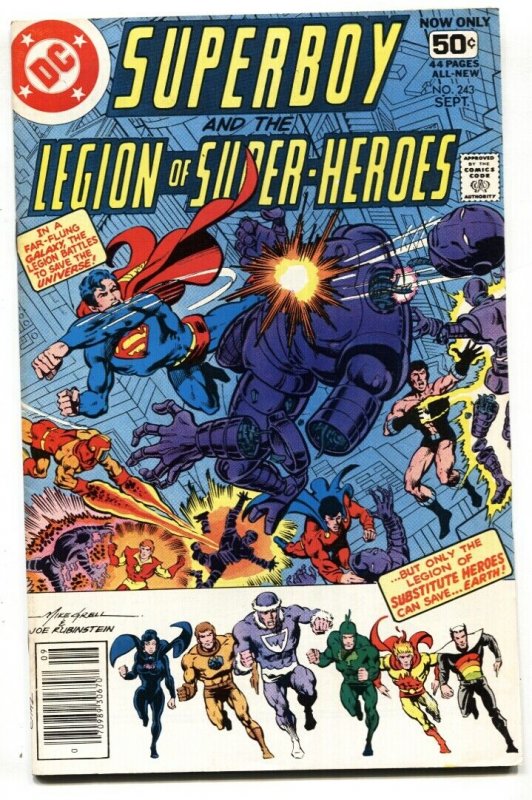 Superboy and the Legion of Super-Heroes #243-2nd appearance of DOMINATORS