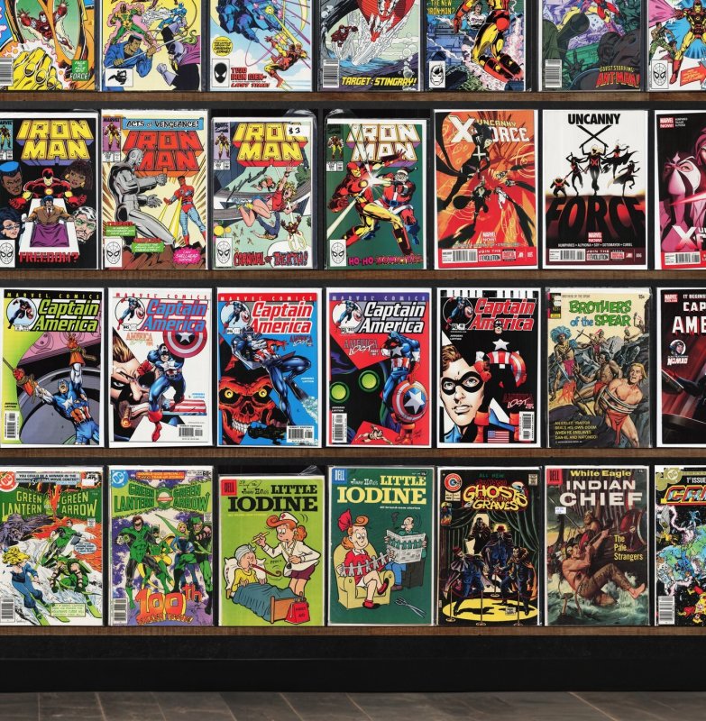 Huge Lot 140+ Comics with Iron Man, Uncanny X-Force, Captain America & More!