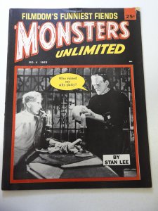Monsters Unlimited #4 (1965) VG Condition