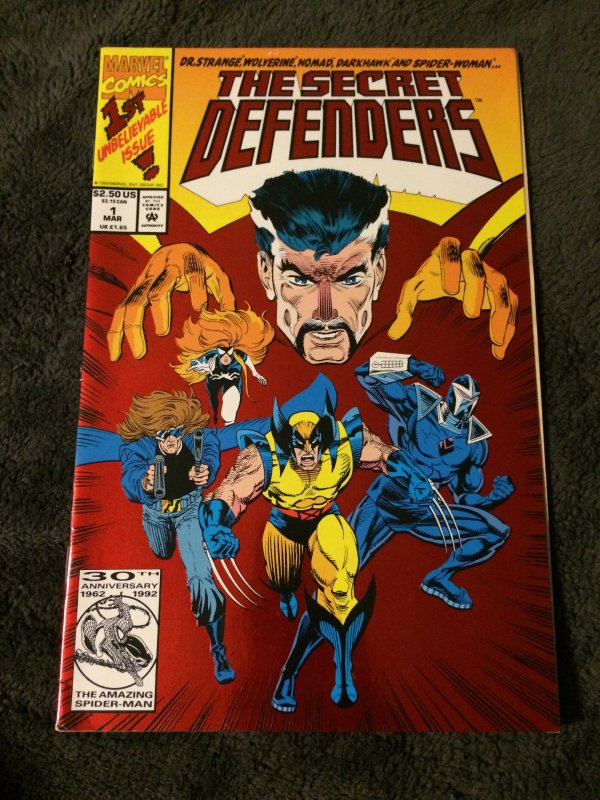 Secret Defenders #1 First Issue 1993 Marvel Comics NM