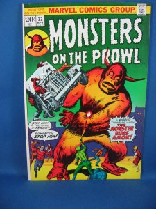 MONSTERS ON THE PROWL 22  F  MARVEL 1973