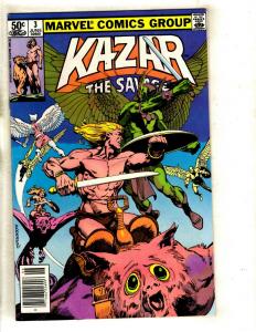 Lot Of 11 Ka-Zar Marvel Comic Books # 1 2 3 4 5 6 7 8 9 10 11 Zabu Savage JF14