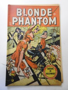 Blonde Phantom Comics #13 (1947) GD+ Condition see desc