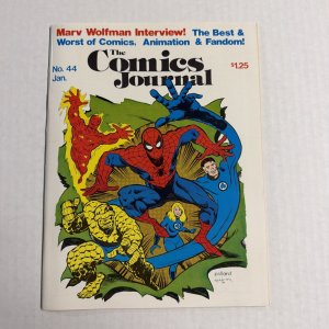 Comics Journal #44 1978 Fantographics Fantastic Four Cover