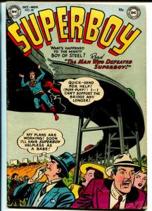 Superboy #28 1953-DC Comics-Man Who Defeated Superboy-VG+
