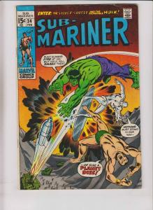 Sub-Mariner #34 FN defenders prototype - silver surfer - incredible hulk 1971