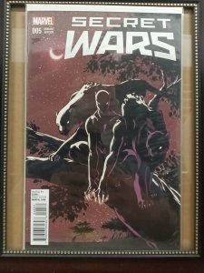 Secret Wars #5 - Black Panther Variant (Marvel 2015) @. Nw63