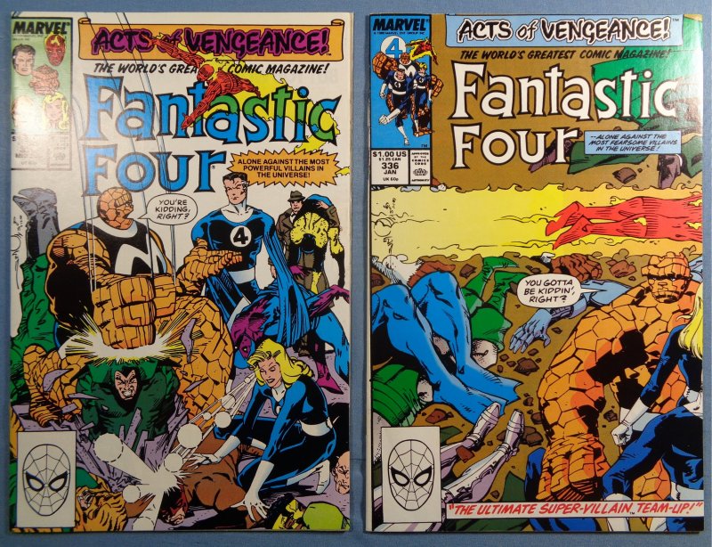 Fantastic Four Lot #325-349 Complete Run VF Spider-Man Hulk Ghost Rider