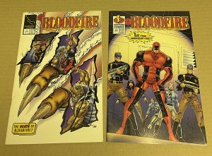Bloodfire #11 #12 (SET) ( 9.2 NM-) Final Issues / Terral Lawrence Cover / 1994