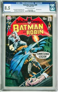 Detective Comics #399 (1970) CGC 8.5! OWW Pages!