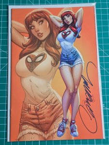 AMAZING SPIDER-MAN #9 MARVEL 1:100 VIRGIN J SCOTT CAMPBELL SIGNED NYCC W/COA