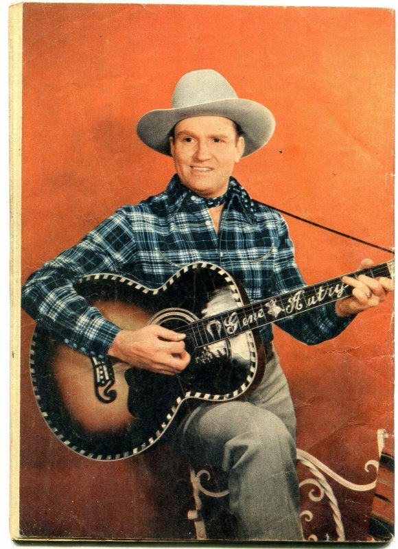 GENE AUTRY #8-PORTRAIT PHOTO COVER-1947-JESSE MARSH ART G/VG