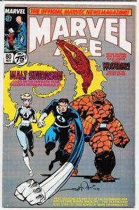 Marvel Age #80 (1989) Fantastic Four