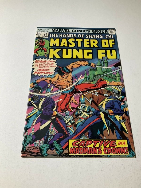 Masters of Kung Fu 34 Nm Near Mint Marvel Comics 