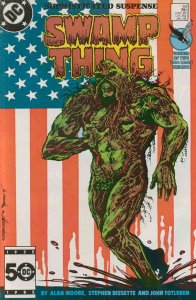 Saga of the Swamp Thing, The #44 FN ; DC | Alan Moore American Flag